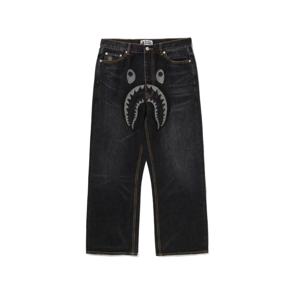 A Bathing Ape Black Denim - Regular & Straight-Leg Jeans Men